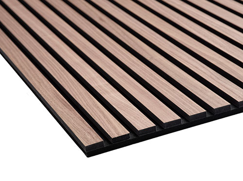 PANEL ACUSTICO NOGAL FIELTRO NEGRO 2